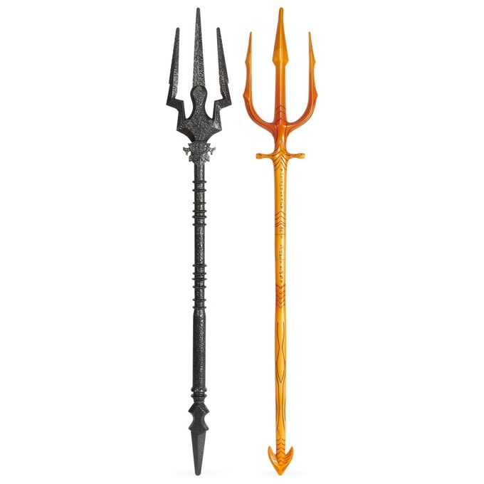 Image of SPIN MASTER Giocattolo Tridente Aquaman e nero Manta per Giochi Infantili con Supereroi DC Comics