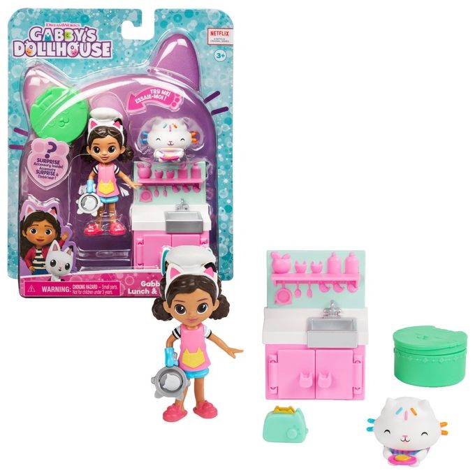 Spin Master Gabby's Dollhouse Set Lunch and Munch Kitchen