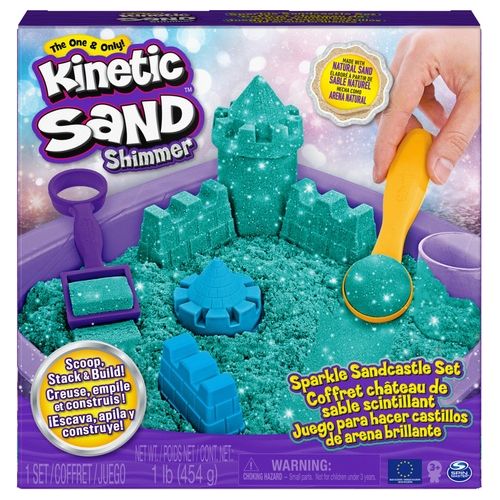 Kinetic Sand Castello di Sabbia Glitterata