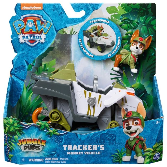 Spin Master PAW Patrol Jungle Pups Monkey Vehicle di Tracker