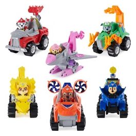 Paw Patrol Veicolo Dino Rescue con Motore a Frizione e Dinosauro Misterioso