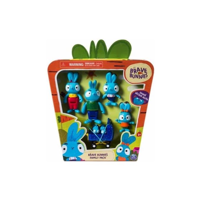 Spin Master Personaggio Brave Bunnies Set Famiglia