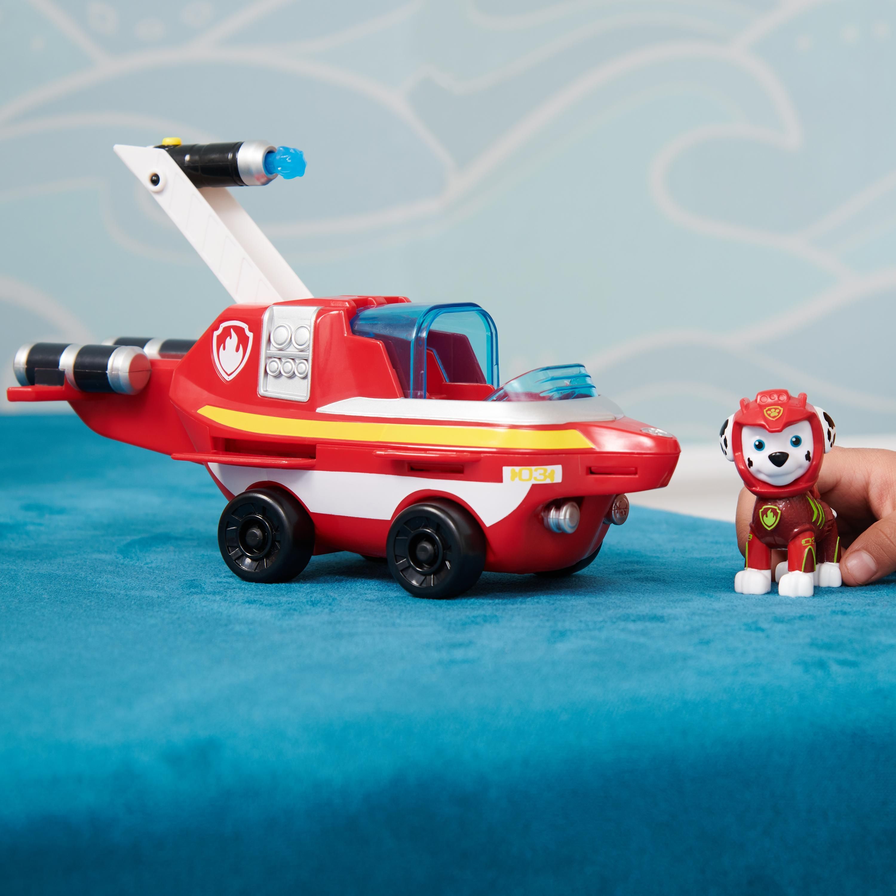 Spin Master Personaggio Paw Patrol Marshall con Veicolo