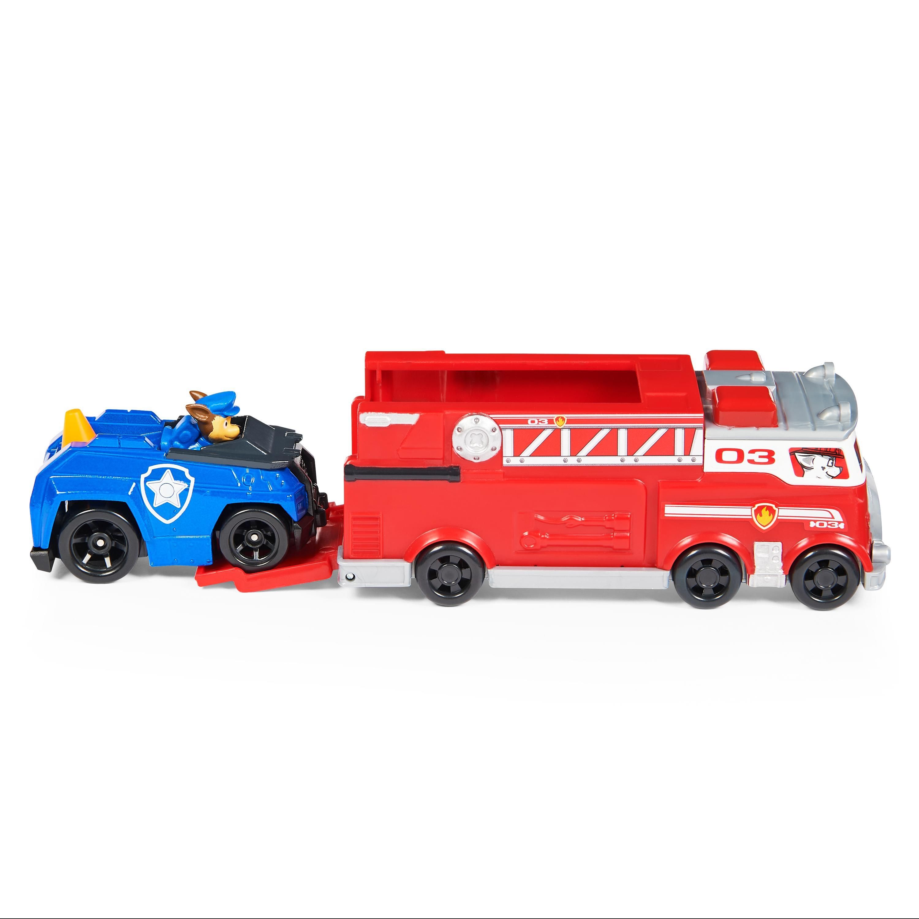 Personaggio Paw Patrol Camion dei Pompieri e Auto della