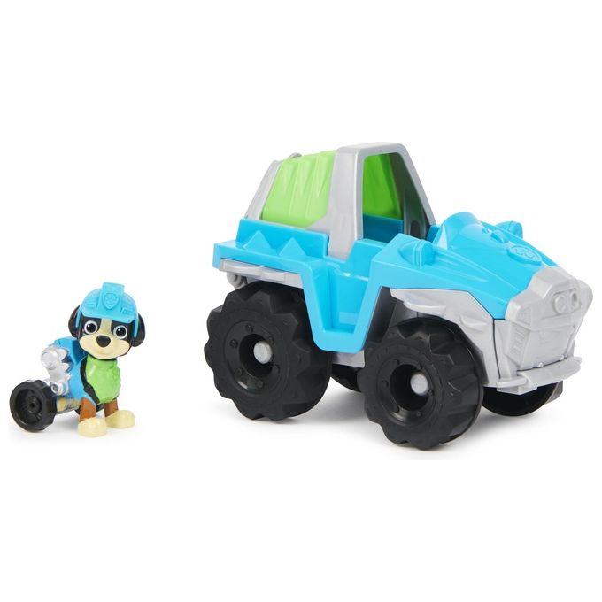 Spin Master Personaggio Paw Patrol Rex con Veicolo Base