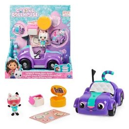 Playset Gabby's Dollhouse  La Macchina di Carlita con Pandy Paws