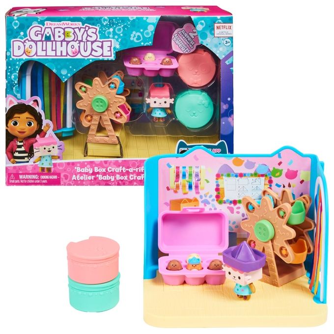 Image of Spin Master Playset Gabbys Dollhouse Baby Box Craft a Riffic Room
