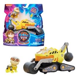 Spin Master Playset Paw Patrol Mighty Movie Bulldozer con Rubble