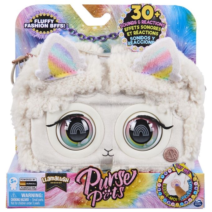 Spin Master Purse Pet Bag Fluffy Lama