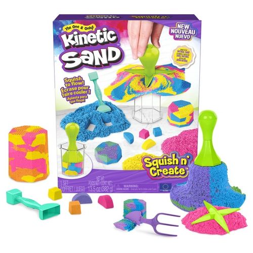 Spin Master Sabbia Creativa Kinetic Sand Squish n' Create