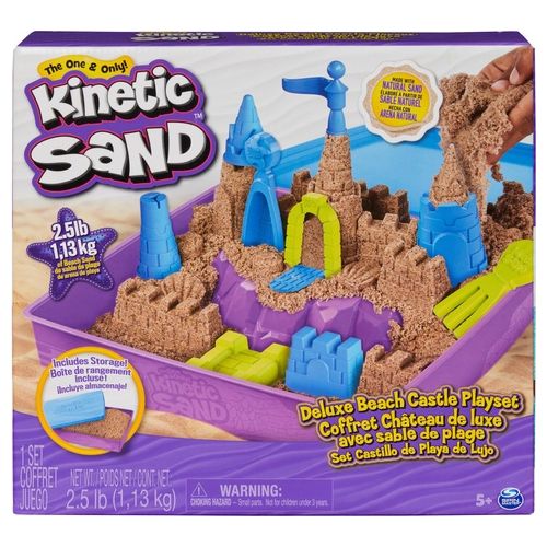 Spin Master Sabbia Creativa Kinetic Sand Deluxe Beach Castle