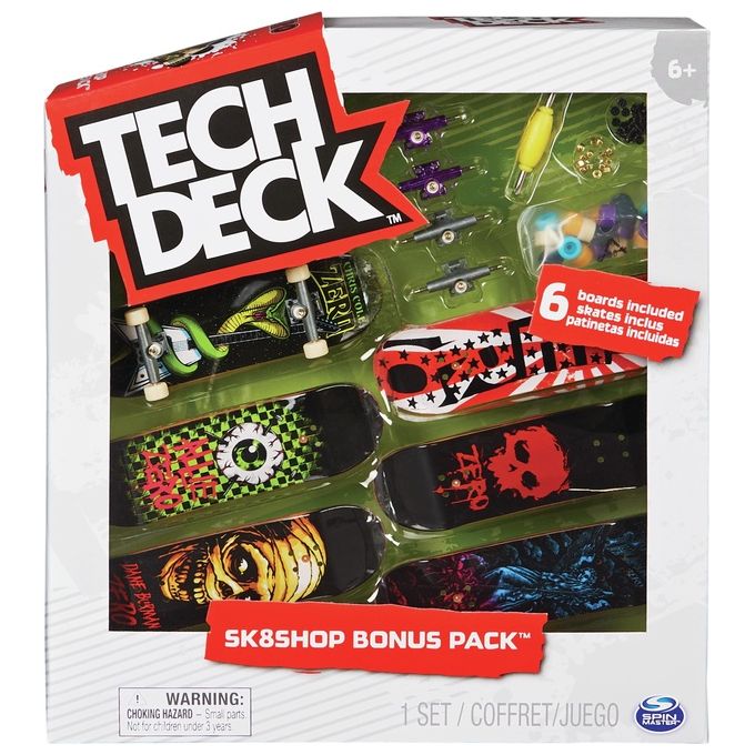Tech Deck Pack Finger Skate x 6