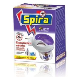 Spira Elettroemanatore Doppio Utilizzo Liquido e Piastrine Antizanzare 220/240V fino a 45 Notti di Protezione