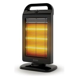 Splendid Stufa Alogena 1200 W con Base Oscillante Nero