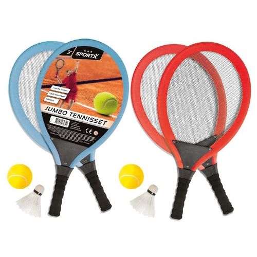 SportX 2004233 Racchetta da Tennis Plastica Multicolore 2 Pz