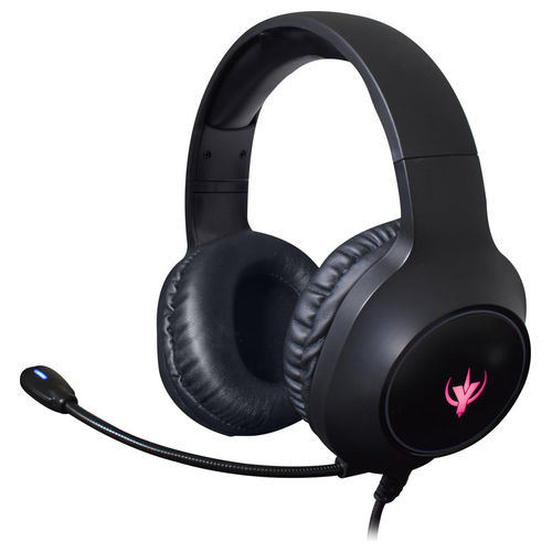 Cuffie Gaming Impulse HE-121 Suono Cristallino 50 mm Microfono Compatibile PC Mac Xbox PS4 Nintendo Nero