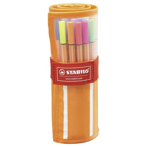 Fineliner - STABILO point 88 - Rollerset con 30 Colori assortiti