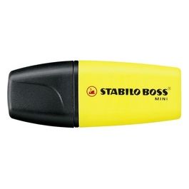 Stabilo Confezione 10 Boss Evidenziatori Mini Giallo