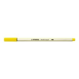 Stabilo Confezione 10 Pen 68 Brush Lemon Yellow