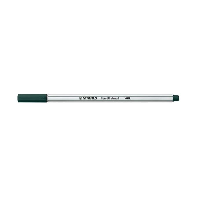 Stabilo Confezione 10 Pen 68 Brush Turquoise Green