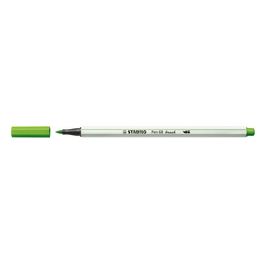 Stabilo Confezione 10 Pezzi Pennarelli Pen68 Brush Verde Foglia