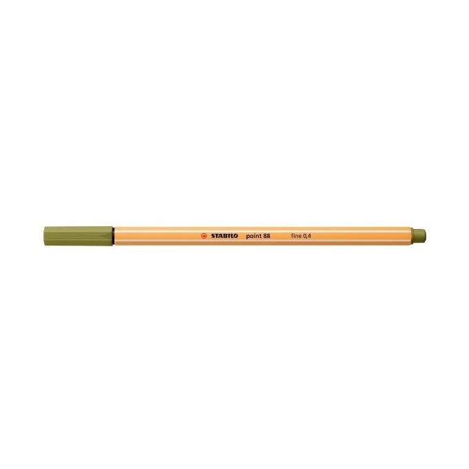 Stabilo Confezione 10 Point 88 Mud Green