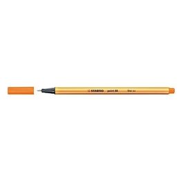 STabilo confezione 10Pz Fineliner Point 88 Arancio