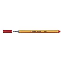 STabilo confezione 10Pz Fineliner Point 88 Rosso Cremi