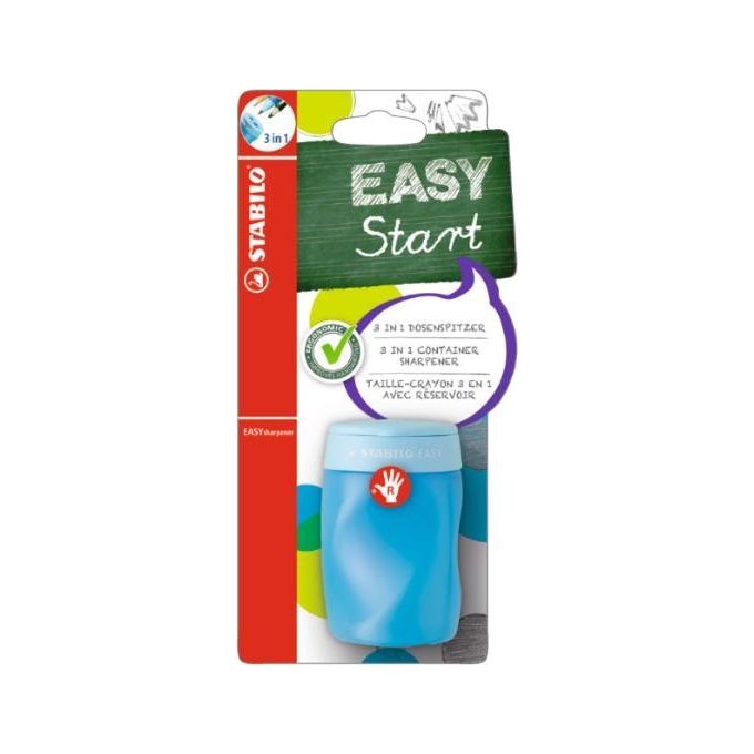 Stabilo Easy Temperino Destro Azzurro