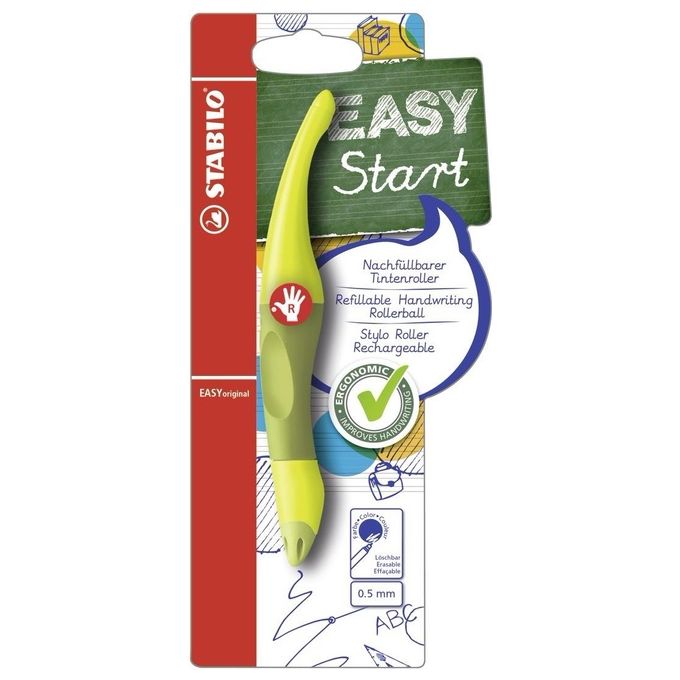 Stabilo Easyoriginal Blister Lime Verde + 1 Refill M Blu