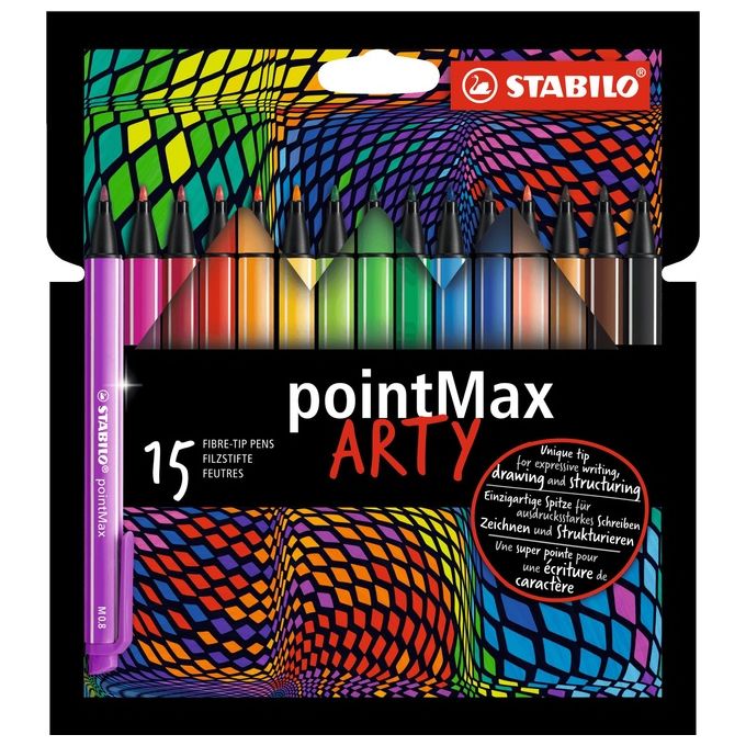 Fineliner Premium - STABILO pointMax - ARTY - Astuccio da