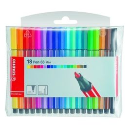 Pennarello Premium - STABILO Pen 68 - Scatola in Metallo da 40 - Colori assortiti