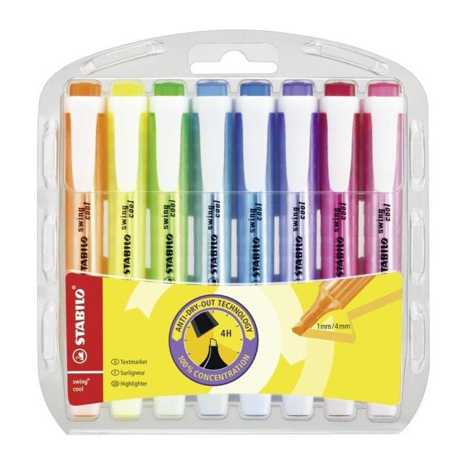 Stabilo Swing Cool Astuccio 8 Evidenziatori 4006381467308 | eBay astuccio per evidenziatori