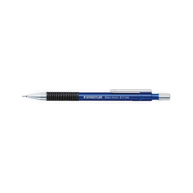 Staedtler 10 portamine mars Micro 0.7mm Pulsantino e Puntale in Metallo Gommino e mine hb