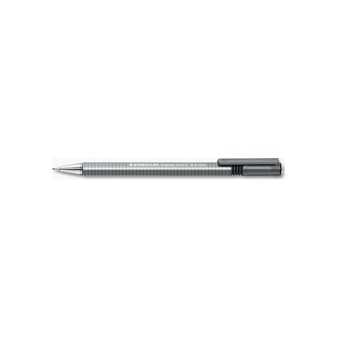 Staedtler 10 portamine Triplus Micro 0.5mm Hb Punta in Metallo Cromato