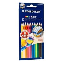 Staedtler 8682464 Confezione 12 Pastelli Matita Acquerellabili Colori Assortiti a Sezione Esagonale