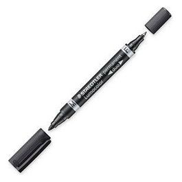 Staedtler Cf10 marcatori Lumocolor Duo Nero