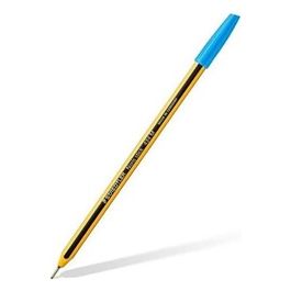 Staedtler Confezione 10 Penne a Sfera Noris Stick Azzurro