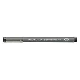 Staedtler Confezione 10 pigment Liner0 0 1mm nero