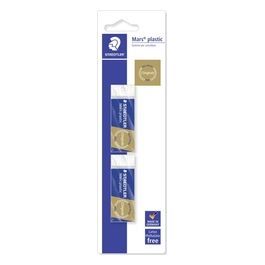 Staedtler Confezione 2 Gomme Cancellatura mars Plastic 65x23x13 mm