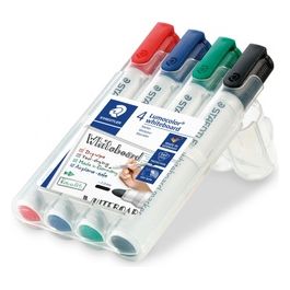 Staedtler Lumocolor Marcatore Per Lavagna 351B 4 Pezzi