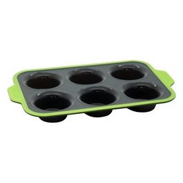 Stampo 6 Posti Muffin in Silicone 33,3X22,4X4,3 cm