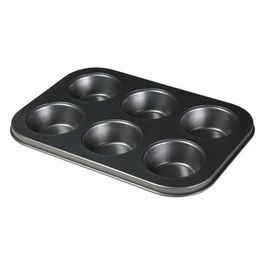 Stampo Muffin 6 Posti Magiche Delizie in Carbon Steel