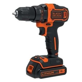 Black+Decker Trapano Avvitatore 18V BDCDD186K