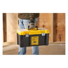 Cassetta Porta Attrezzi 1 Essential con Organizer Nero