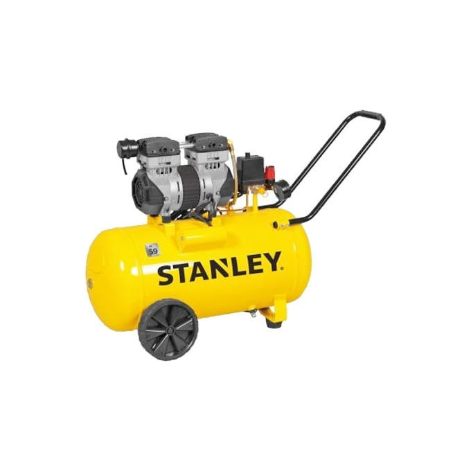 Stanley, Compressore Silenziato 50 Litri, 8 Bar, 1.3 HP