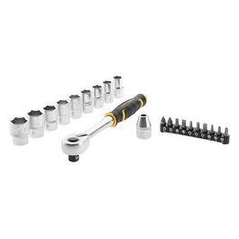 Set Chiavi a Bussola 1/2" 21 Pezzi Nero