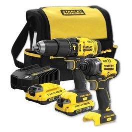 SFMCK465D2S Trapano a Percussione a Batteria  Fatmax Set con Avvitatore ad Impulsi