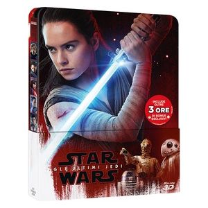 Star Wars: Gli Ultimi Jedi Steelbook 3D Blu-Ray