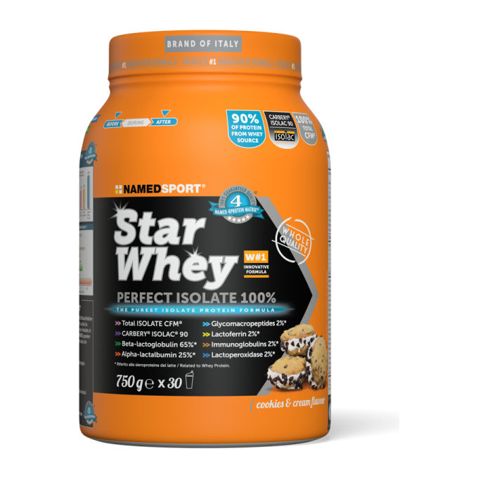 STAR WHEY ISOLATE cookies & cream  flavour - 750gr